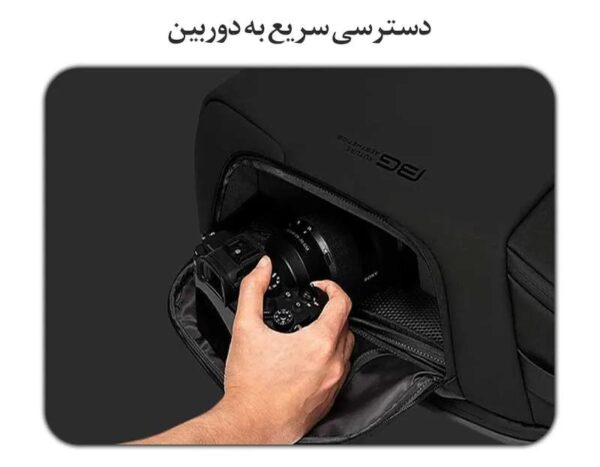 کیف دوربین اورجینال و کوله پشتی لپ تاپ بنج 7277-15