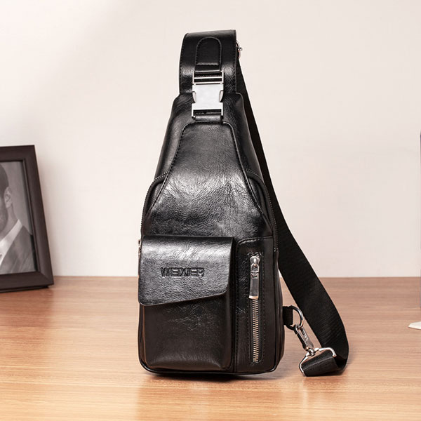 کیف رودوشی چرم مردانه ویسیر 9525