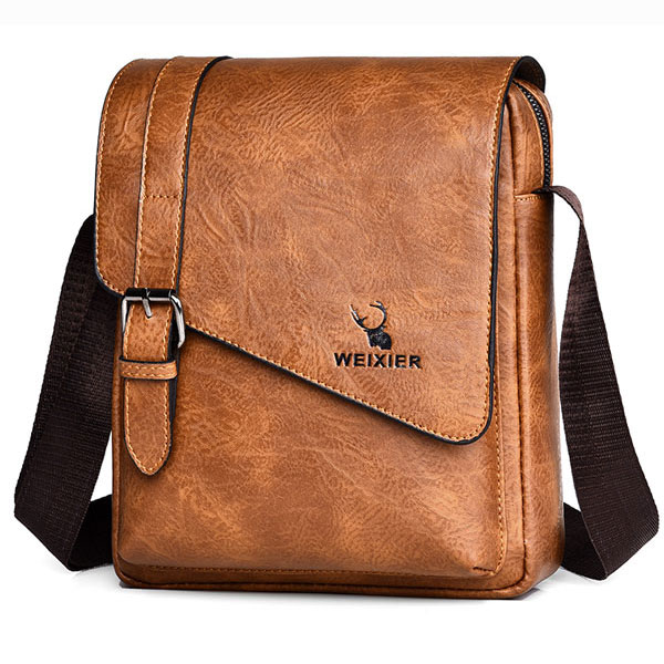 کیف دوشی مردانه چرم ویسیر D266