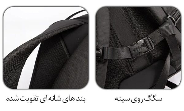 کیف دوربین اورجینال و کوله پشتی لپ تاپ بنج 7277-15