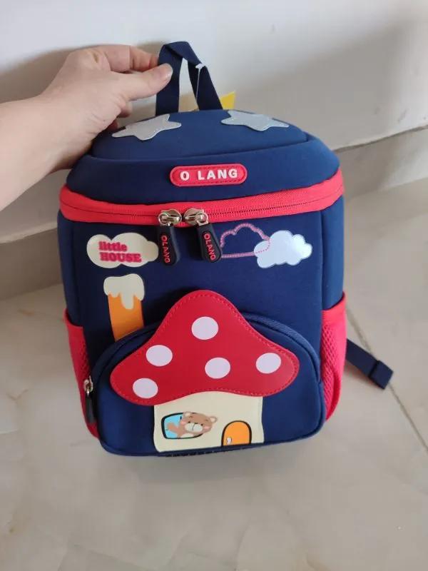 کیف کوله پشتی بچه گانه طرح قارچ اولنگ 6164