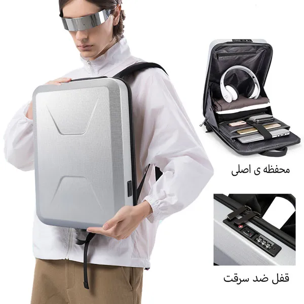 کیف و کوله پشتی ضدسرقت لپ تاپ 15.6 اینچی بنج 2839 کیف و کوله پشتی ضدسرقت لپ تاپ 15.6 اینچی اورجینال بنج BANGE 2839 - تصویر 16