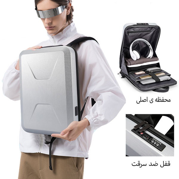 کیف و کوله پشتی ضدسرقت لپ تاپ 15.6 اینچی بنج 2839