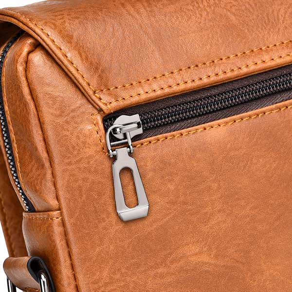 کیف دوشی مردانه چرم ویسیر D509