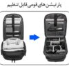 کیف دوربین اورجینال و کوله پشتی لپ تاپ بنج 7277-15