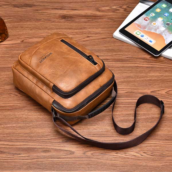 کیف دوشی چرم مردانه ویسیر D288