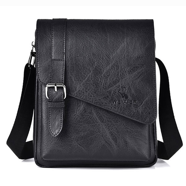 کیف دوشی مردانه چرم ویسیر D266