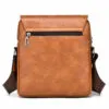 کیف دوشی مردانه چرم ویسیر D509 کیف دوشی مردانه چرم اورجینال ویسیر WEIXIER D509 - تصویر 16