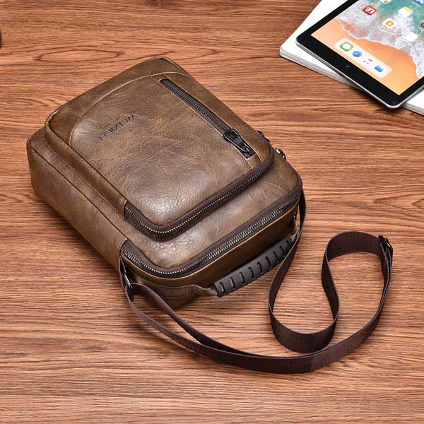 کیف دوشی چرم مردانه ویسیر D288