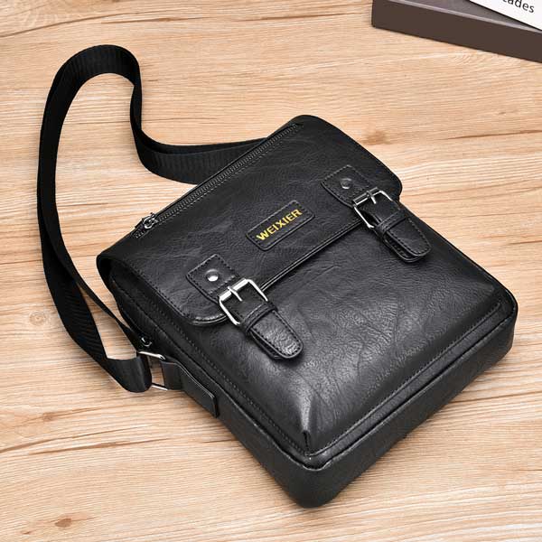 کیف دوشی مردانه چرم ویسیر D509