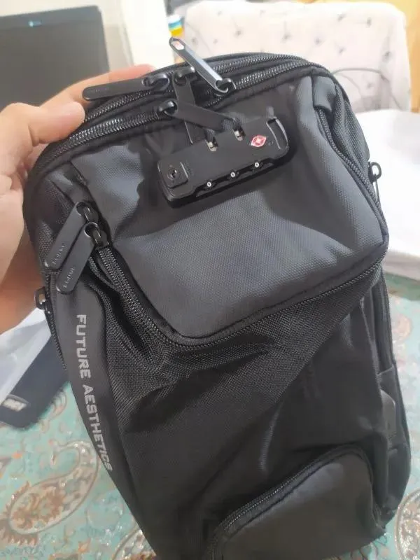 کیف کراس بادی قفل ضد سرقت دار اورجینال بنج BANGE 7082 - تصویر 27