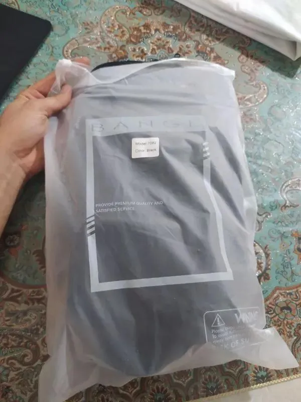 کیف کراس بادی قفل ضد سرقت دار اورجینال بنج BANGE 7082 - تصویر 29