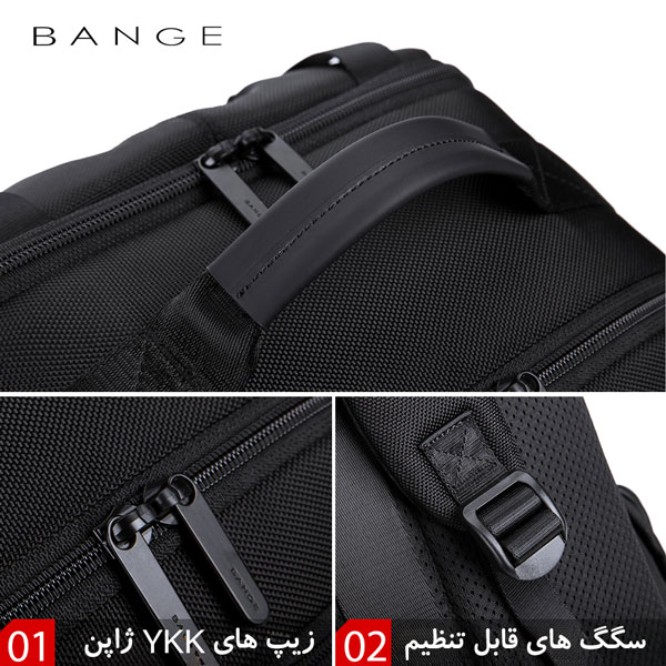 کیف بنج مسافرتی کوله پشتی لپ تاپ 15.6 G61 مشکی