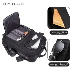 کیف بنج مسافرتی کوله پشتی لپ تاپ 15.6 G61 مشکی