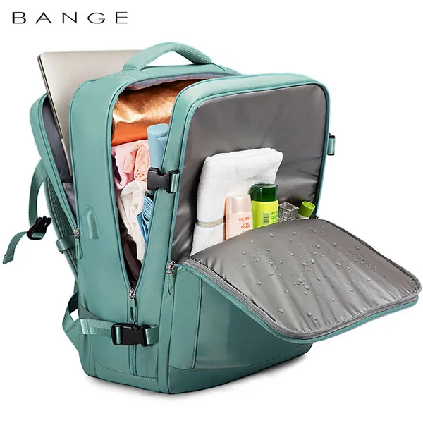 کیف مسافرتی کوله پشتی لپ تاپ 15.6 اینچی اورجینال بنج BANGE 1801 - تصویر 26
