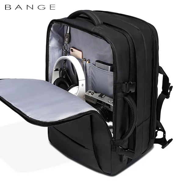 کیف مسافرتی 45L کوله پشتی لپ تاپ 17 اینچی بنج 1908D کیف مسافرتی 45L کوله پشتی لپ تاپ 17 اینچی اورجینال بنج BANGE 1908D - تصویر 22