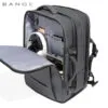 کیف مسافرتی 45L کوله پشتی لپ تاپ 17 اینچی بنج 1908D کیف مسافرتی 45L کوله پشتی لپ تاپ 17 اینچی اورجینال بنج BANGE 1908D - تصویر 31