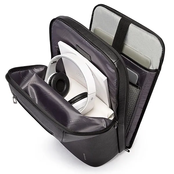 کیف و کوله پشتی لپ تاپ 15.6 چرم بنج 6625 کیف و کوله پشتی لپ تاپ 15.6 چرم اورجینال بنج BANGE 6625 - تصویر 14