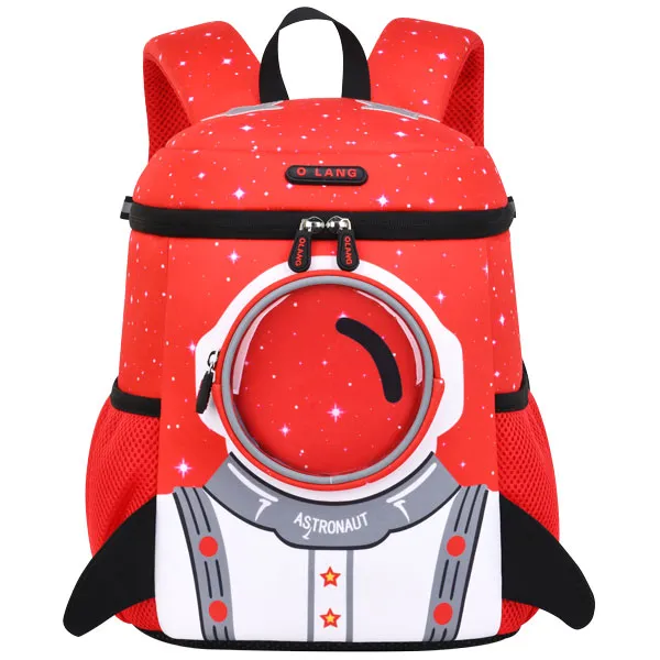 کیف مدرسه کوله پشتی بچه گانه فضانورد اورجینال اولنگ OLANG 6081 - تصویر 4