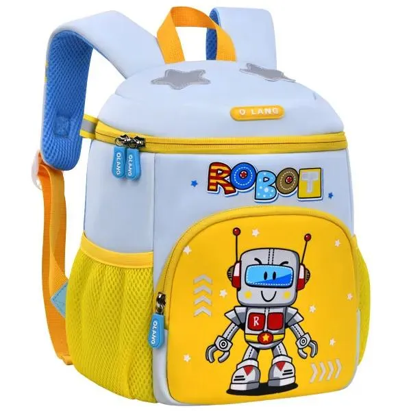 کیف کوله پشتی بچگانه ربات اورجینال اولنگ OLANG 6184 - تصویر 5