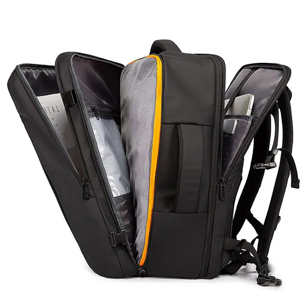 کیف مسافرتی 35L کوله پشتی لپ تاپ 15.6اینچ بنج 1909 مشکی کیف مسافرتی 35L کوله پشتی لپ تاپ 15.6اینچ بنج 1909 مشکی - تصویر 11