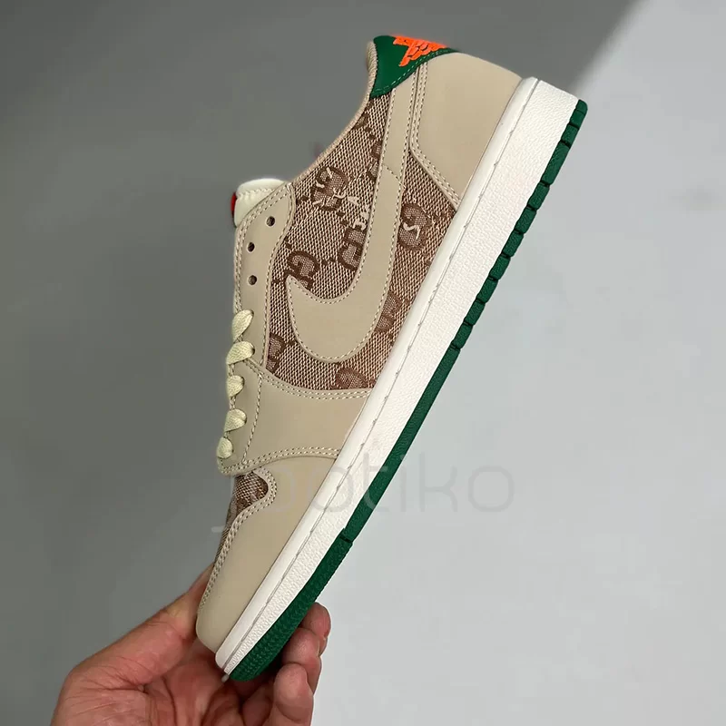 جردن وان لو تراویس اسکات گوچی Air Jordan1 Low X Travis Scott Gucci - تصویر 4