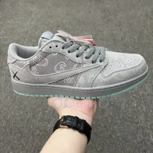 جردن وان لو کاز Jordan 1 Low Kaws طوسی جردن وان لو کاز Jordan 1 Low Kaws طوسی