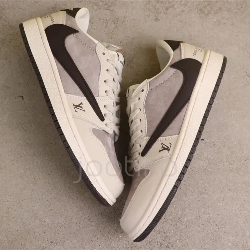 ایر جردن وان لویی ویتون Travis Scott x Nike Air Jordan 1 Low Louis Vuitton - تصویر 5