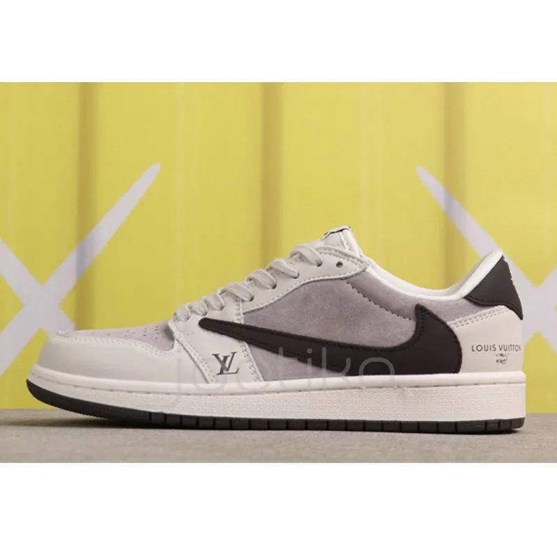 ایر جردن وان لویی ویتون Travis Scott x Nike Air Jordan 1 Low Louis Vuitton - تصویر 2