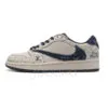ایر جردن وان لویی ویتون LV Nike Jordan 1 Low x Travis Scott Fragment Denim Navy ایر جردن وان لویی ویتون LV Nike Jordan 1 Low x Travis Scott Fragment Denim Navy
