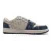 ایر جردن وان لویی ویتون LV Nike Jordan 1 Low x Travis Scott Fragment Denim Navy - تصویر 6