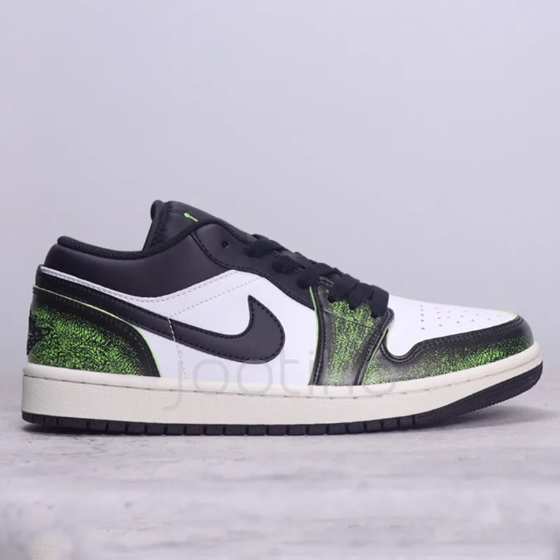 نایک ایر جردن وان لو Jordan 1 Low Wear Away Electric Green - تصویر 2