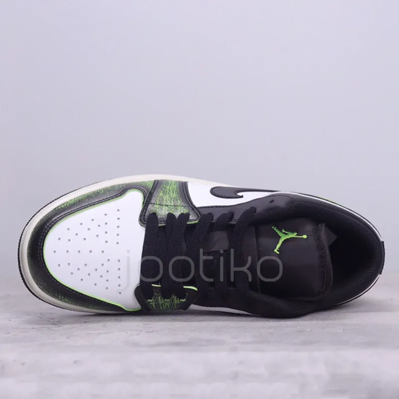 نایک ایر جردن وان لو Jordan 1 Low Wear Away Electric Green - تصویر 5