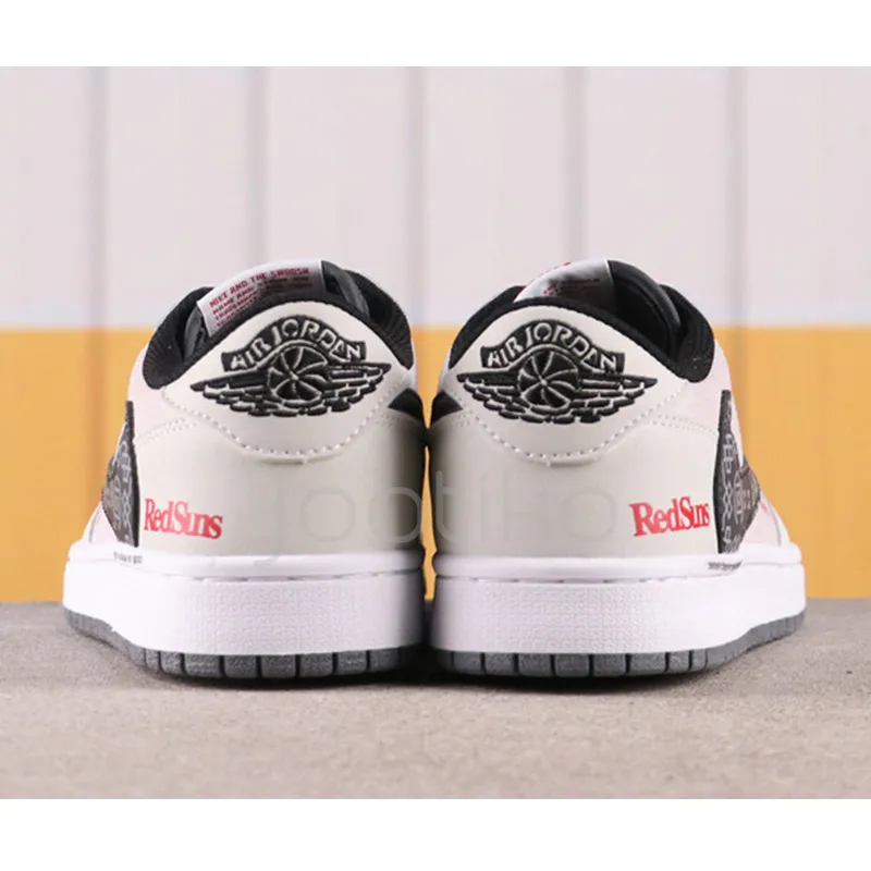 ایر جردن وان لو ردسانز Travis Scott x Nike Air Jordan 1 Low RedSuns ایر جردن وان لو ردسانز Travis Scott x Nike Air Jordan 1 Low RedSuns - تصویر 6