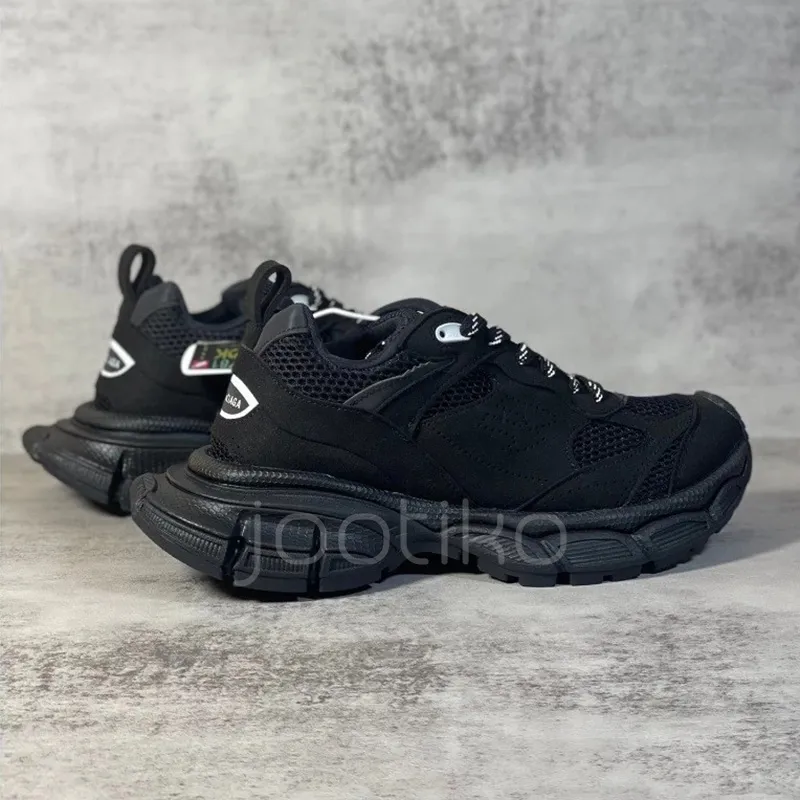 بالنسیاگا Balenciaga 3XL Suede Distressed مشکی - تصویر 6