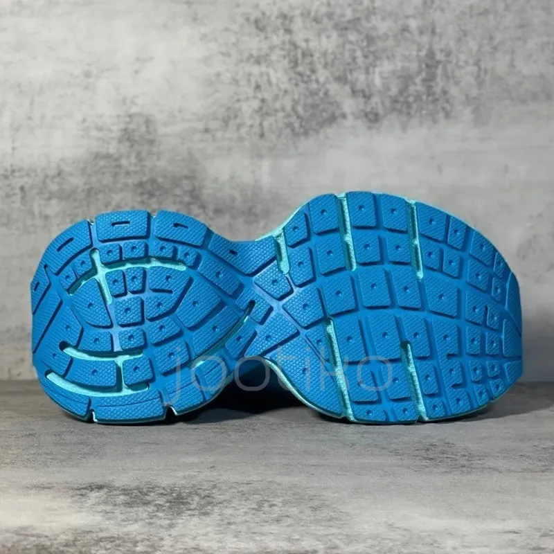 بالنسیاگا Balenciaga 3XL Suede Distressed آبی - تصویر 4