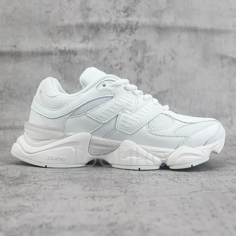 کفش نیوبالانس New Balance 9060 Triple White سفید تمام - تصویر 3