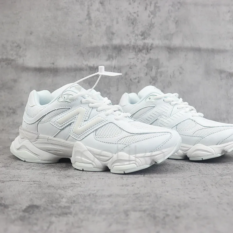 کفش نیوبالانس New Balance 9060 Triple White سفید تمام - تصویر 5