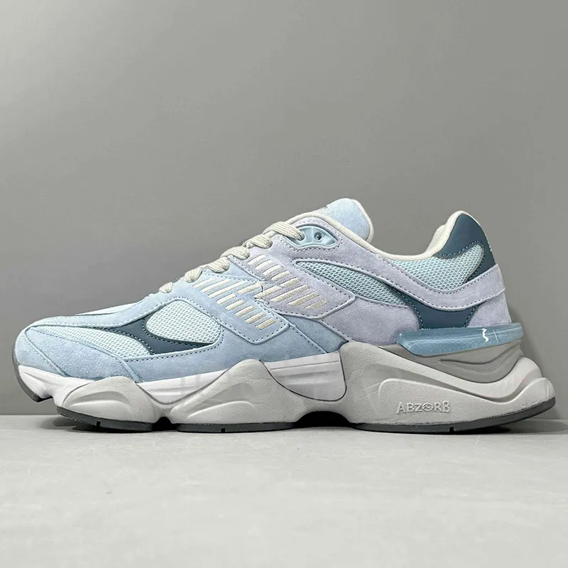 کفش نیوبالانس New Balance 9060 Chrome Blue آبی کروم - تصویر 3