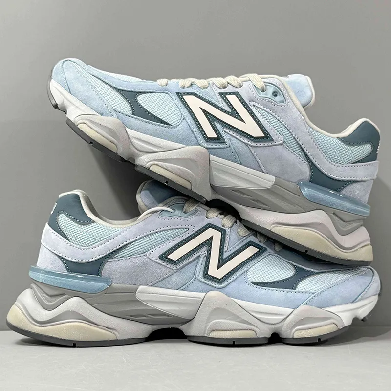 کفش نیوبالانس New Balance 9060 Chrome Blue آبی کروم - تصویر 5
