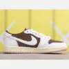 جردن وان لو Travis Scott x Air Jordan 1 Low OG Dark Pony Pink دارک پونی پینک - تصویر 5