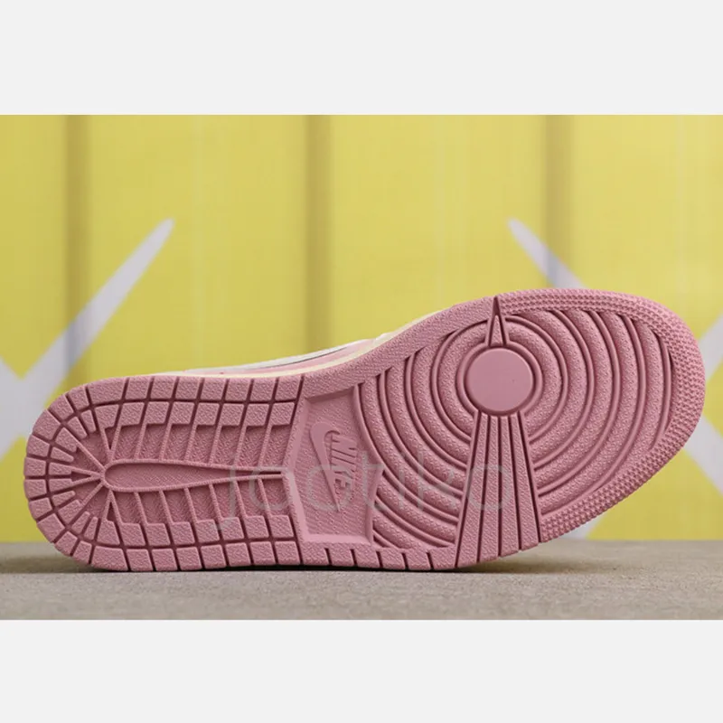 جردن وان لو Travis Scott x Air Jordan 1 Low OG Shy Pink شای پینک جردن وان لو Travis Scott x Air Jordan 1 Low OG Shy Pink شای پینک - تصویر 6