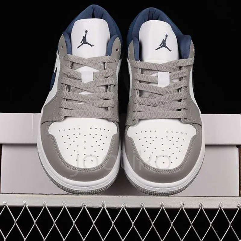 جردن وان لو Jordan 1 Low Stealth French Blue استلث فرنچ بلو - تصویر 5
