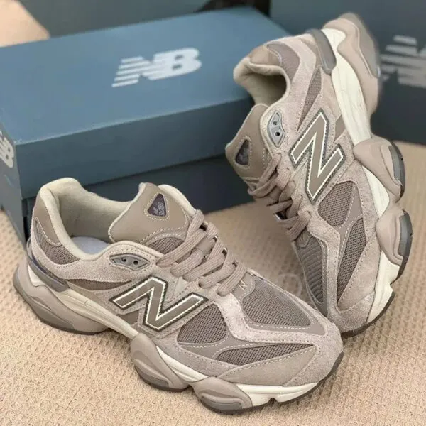 کفش نیوبالانس New Balance 9060 Mushroom Timberwolf ماشروم تیمبرولف کفش نیوبالانس New Balance 9060 Mushroom Timberwolf ماشروم تیمبرولف