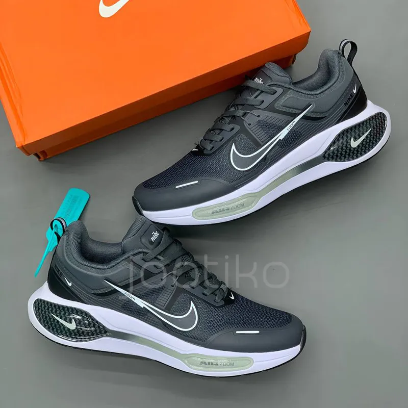 نایک ایر زوم وین فلو Nike Air Zoom Winflo طوسی تیره - تصویر 2