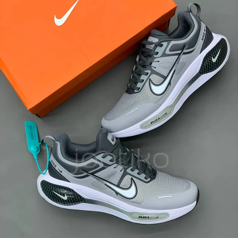 نایک ایر زوم وین فلو Nike Air Zoom Winflo طوسی روشن - تصویر 2