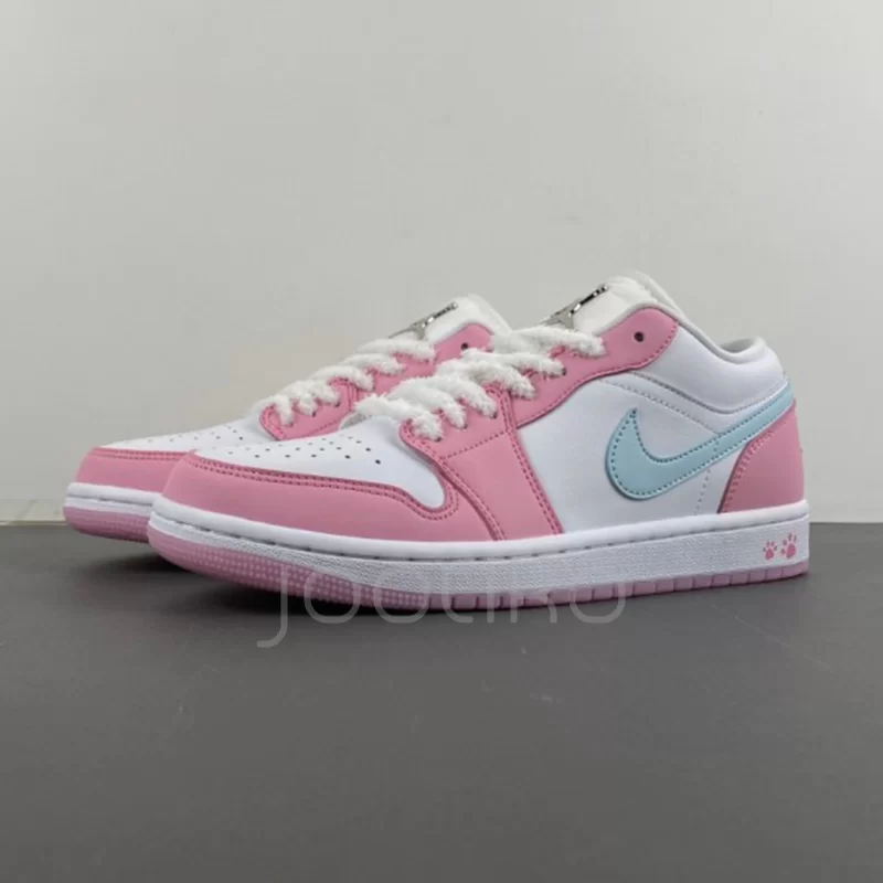 جردن وان لو Jordan 1 Low SE Paw Print Pink Foam پنجه صورتی - تصویر 2
