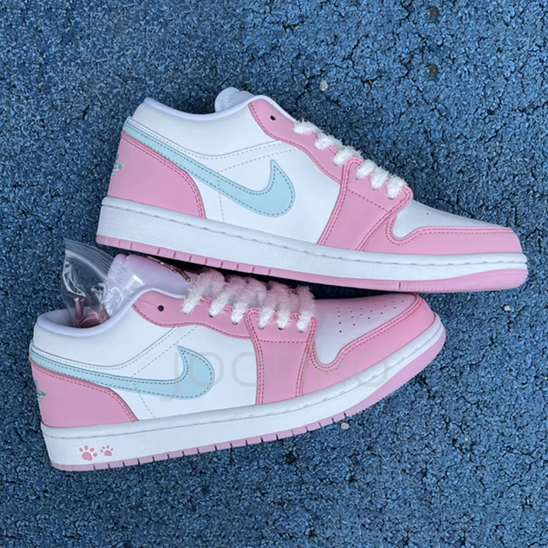 جردن وان لو Jordan 1 Low SE Paw Print Pink Foam پنجه صورتی - تصویر 6
