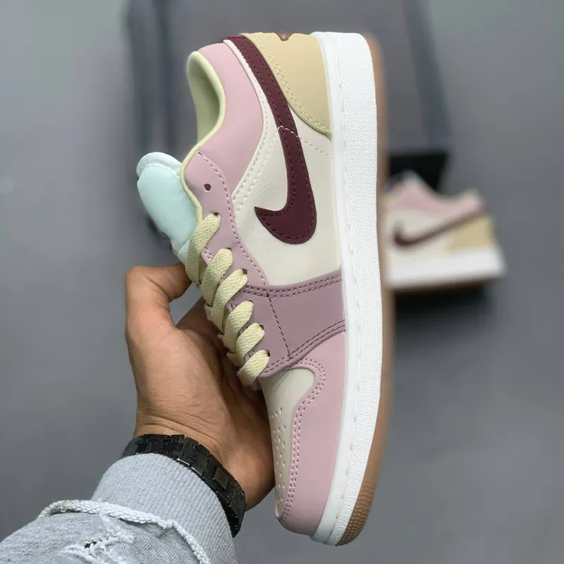 نایک ایر جردن وان لو Nike Jordan 1 Low Dark Pony Smoky Mauve نایک ایر جردن وان لو Nike Jordan 1 Low Dark Pony Smoky Mauve - تصویر 4
