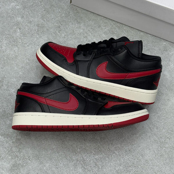 نایک جردن وان لو Jordan 1 Low Bred Sail Women's نایک جردن وان لو Jordan 1 Low Bred Sail Women's